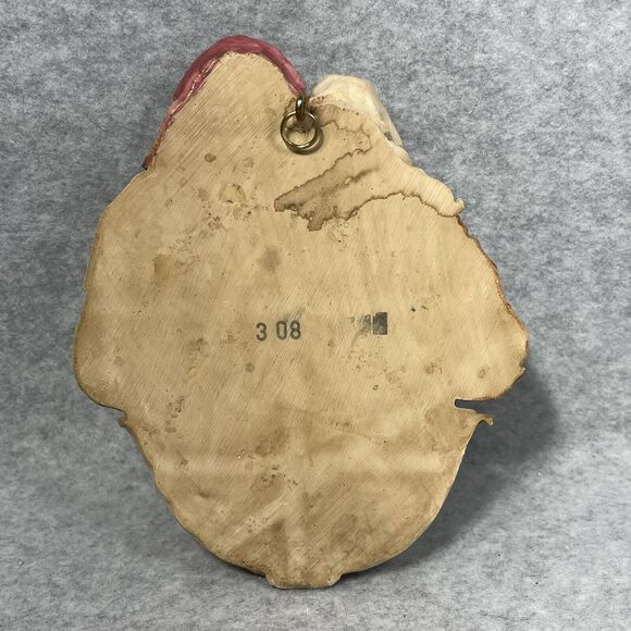 Vtg Holy Family Mary Joseph Jesus Dipinto A Mano Italy Handmade Holy Water Font - Picture 9 of 14